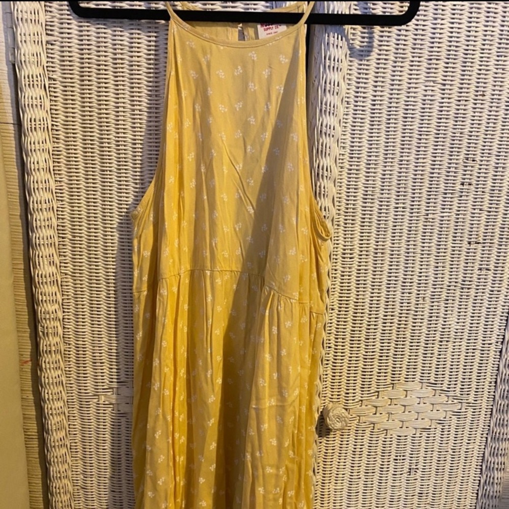 Yellow summer dress